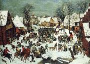 BRUEGEL, Pieter the Elder The Slaughter of the Innocents oil painting